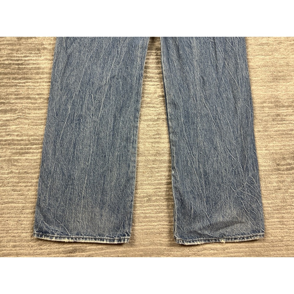 Unionbay Jeans Mens 34x32 Blue Denim Y2K Hong Kong Distressed Straight Leg - Picture 9 of 12